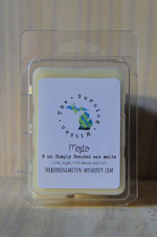 Mojito Simply Scented Clamshell (lime, sugar, mint leaves and rum)