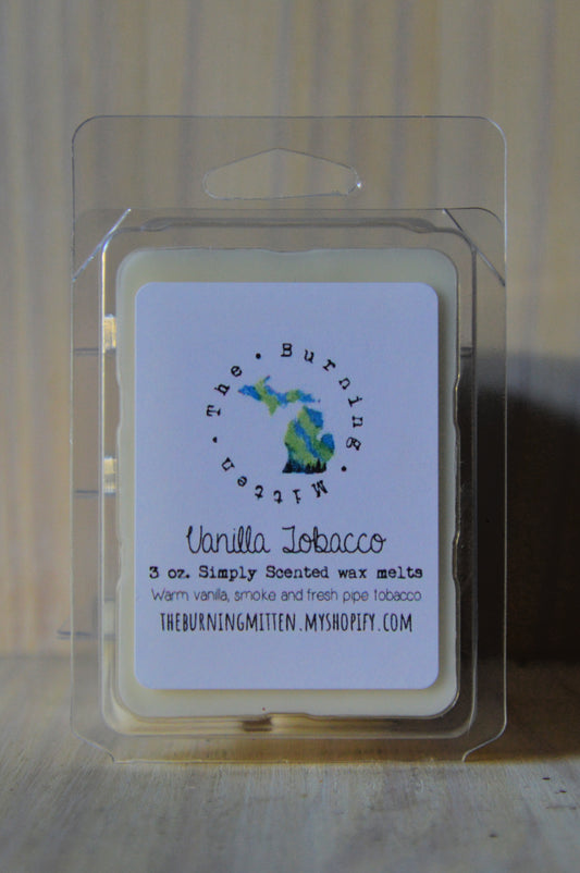 Vanilla Tobacco Simply Scented Clamshell (warm vanilla, smoke and fresh pipe tobacco)
