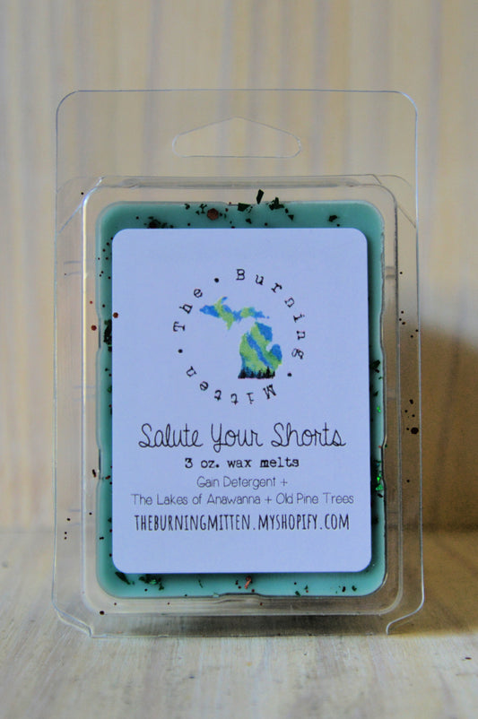 Salute Your Shorts Clamshell (gain detergent + the lakes of anawanna + old pine trees)