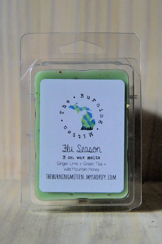 Flu Season Clamshell (ginger lime + green tea + wild mountain honey)