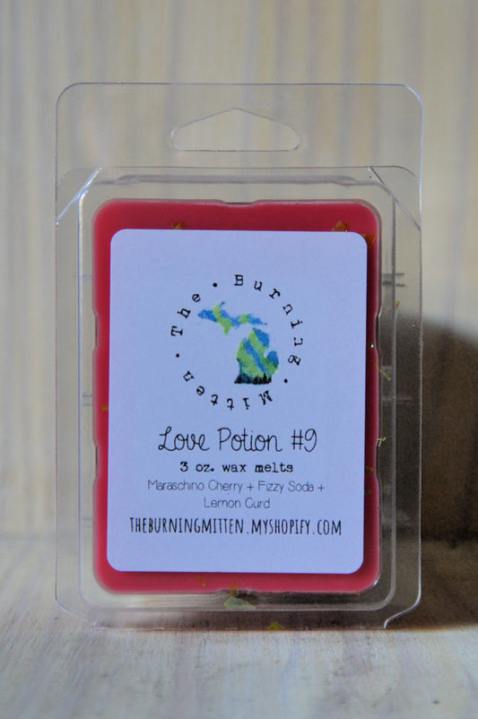 Love Potion #9 Clamshell (maraschino cherry + fizzy soda + lemon curd)
