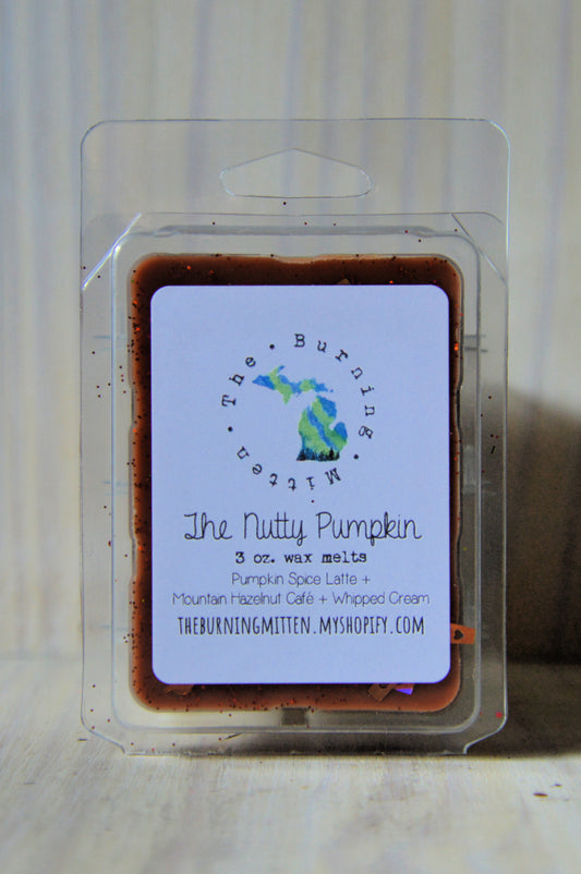 The Nutty Pumpkin Clamshell (pumpkin spice latte + mountain hazelnut cafe + whipped cream)
