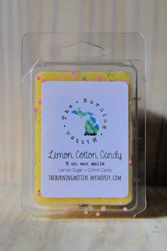 Lemon Cotton Candy Clamshell (lemon sugar + cotton candy)
