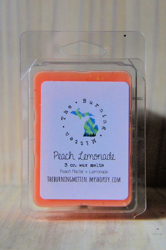 Peach Lemonade Clamshell (peach nectar + lemonade)