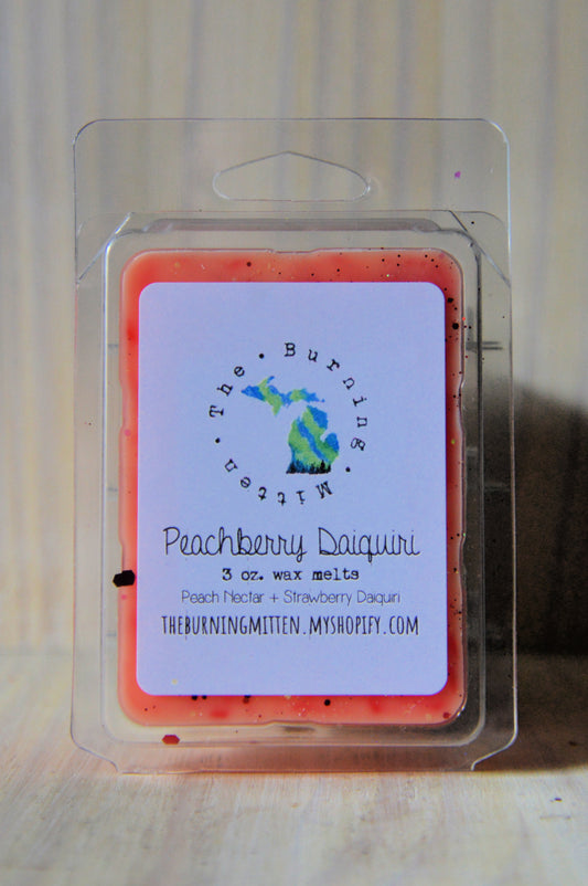 Peachberry Daiquiri Clamshell (peach nectar + strawberry daiquiri)