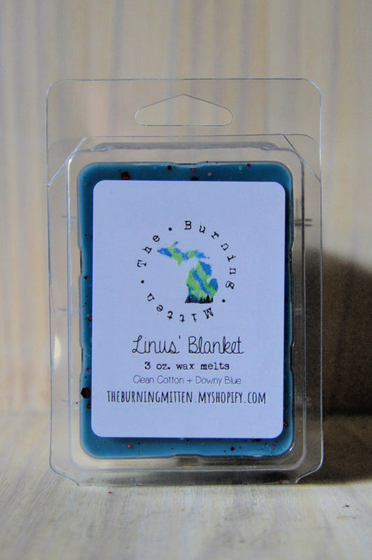 Linus' Blanket Clamshell (clean cotton + downy blue)