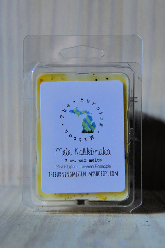 Mele Kalikimaka Clamshell (mint mojito + hawaiian pineapple)