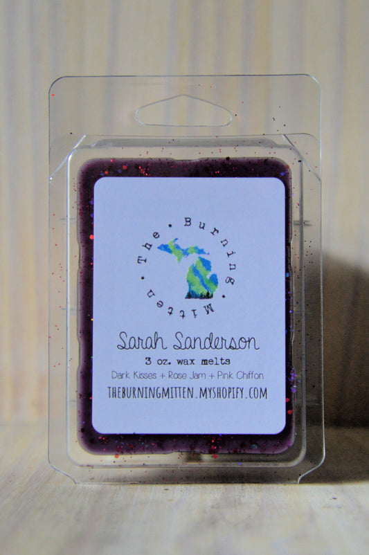 Sarah Sanderson Clamshell (dark kisses + rose jam + pink chiffon)