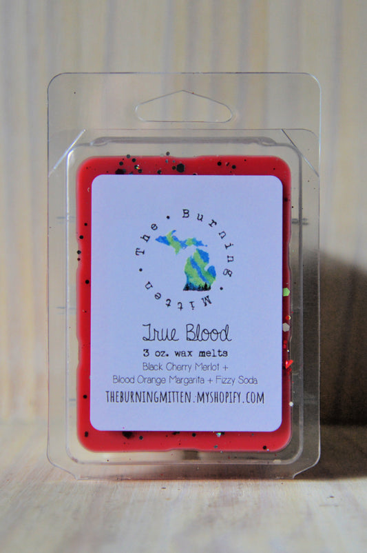 True Blood Clamshell (black cherry merlot + blood orange margarita + fizzy soda)
