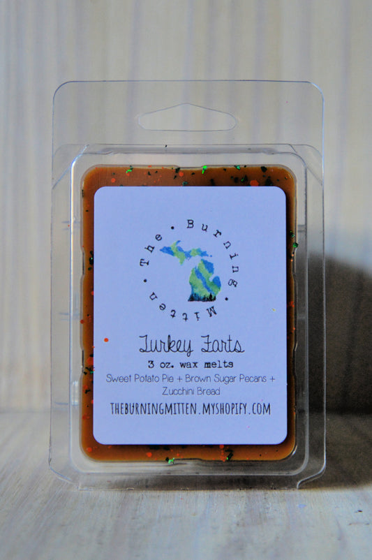 Turkey Farts Clamshell (sweet potato pie + brown sugar pecan + zucchini bread)