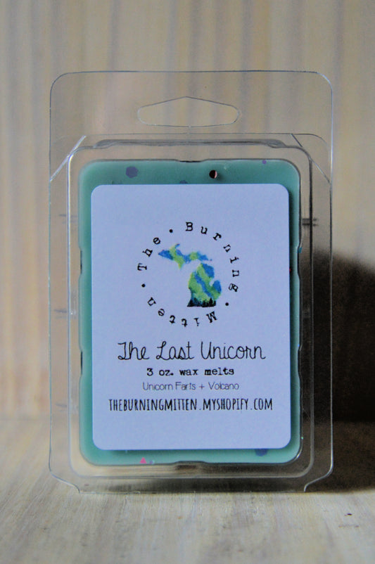 The Last Unicorn Clamshell (unicorn farts + volcano)